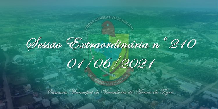 Três Projetos serão apreciados em Sessão Extraordinária.