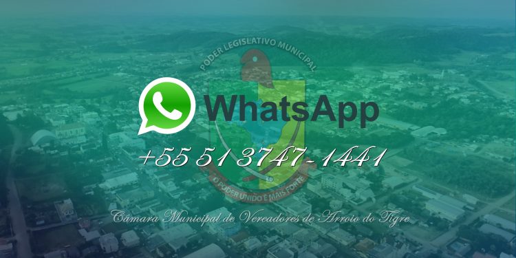 Contate a Câmara pelo WhatsApp!!