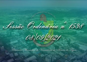 Vereadores apreciarão dois Projetos e uma Proposição em Sessão Ordinária nº 1538.