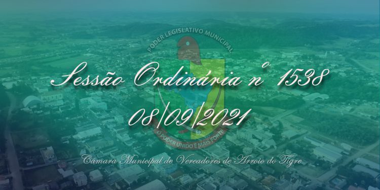 Vereadores apreciarão dois Projetos e uma Proposição em Sessão Ordinária nº 1538.