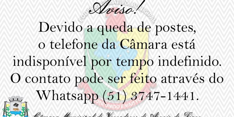 Aviso! Telefone indisponível.
