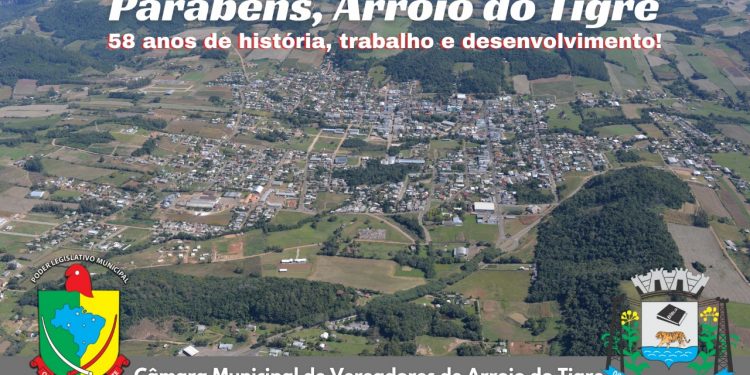 Parabéns, Arroio do Tigre pelos 58 anos de emancipação!