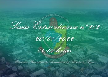 Vereadores apreciarão dez Projetos de Lei em Sessão Extraordinária.