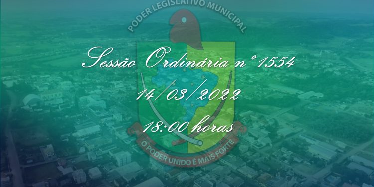 Vereadores irão apreciar três Projetos de Lei em Sessão Ordinária nº 1554.