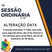 Última Sessão Ordinária de fevereiro será terça-feira, dia 28, às 18 horas.