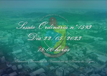 Vereadores apreciarão seis Projetos de Lei em Sessão Ordinária nº 1593.