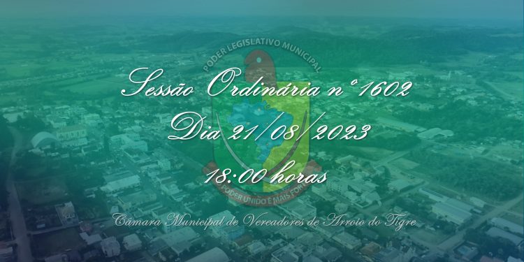Em Sessão Ordinária nº 1602, Vereadores apreciarão contas de governo de 2019 e homenagearão Padre João Luiz Flesch.