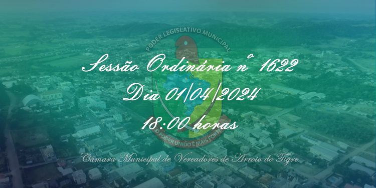 Quatro proposições pautadas para a Sessão Ordinária nº 1622