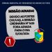 Sessão Ordinária nº 1625 adiada devido às fortes chuvas na Região Centro Serra.