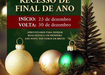 Câmara de Vereadores decreta ponto facultativo de 23 a 27 de dezembro de 2024