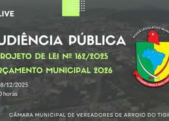 Câmara de Vereadores convoca Audiência Pública para discussão da LOA 2026