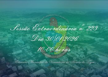 Câmara convoca Sessão Extraordinária para votação de projetos de contratação e emendas legislativas