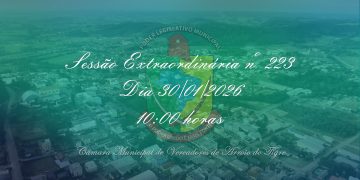 Câmara convoca Sessão Extraordinária para votação de projetos de contratação e emendas legislativas