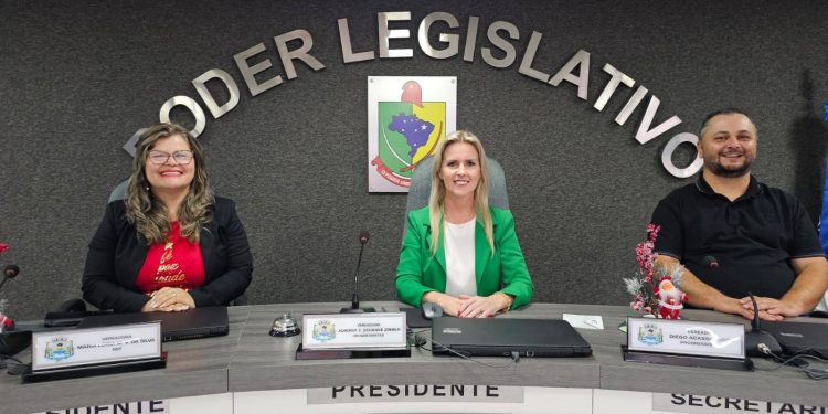 Vereadora Drika assume presidência da Câmara de Arroio do Tigre em 2026